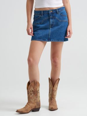 Women's Western Mini Skirt | Wround-Up Event | Wrangler®