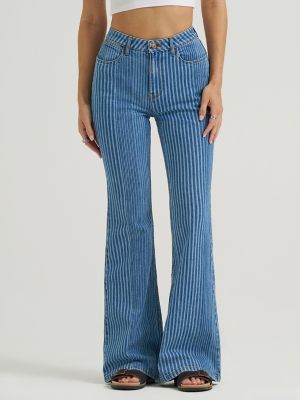 Women's Fierce Flare Stripe Jean