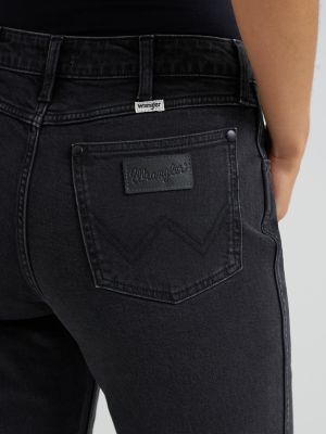 Women's Kick Flare Jean in Outlaw Black
