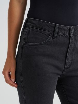 Women's Kick Flare Jean in Outlaw Black