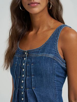 Women's Pleated Corset Top