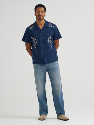 Men's Embroidered Resort Shirt
