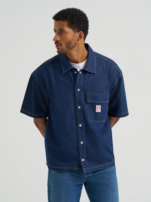 Men's Relaxed Denim Overshirt