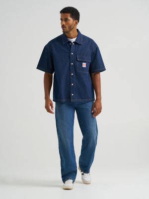 Men's Relaxed Denim Overshirt