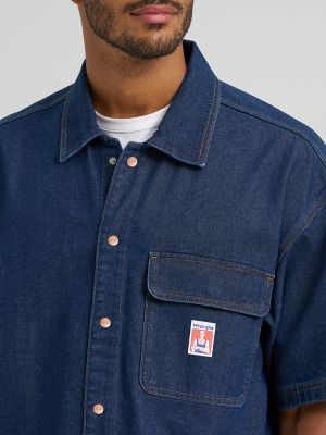 Men's Relaxed Denim Overshirt