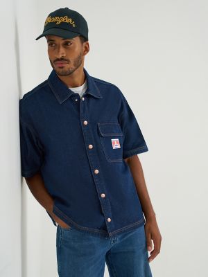 Men's Relaxed Denim Overshirt