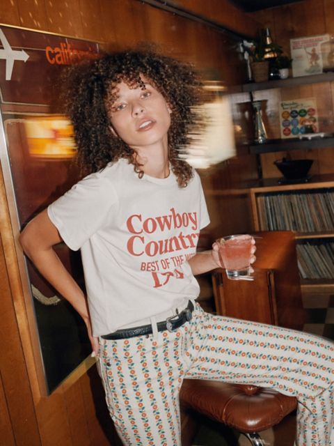 Женские футболки Wrangler Women's Cowboy Country Girlfriend Tee
