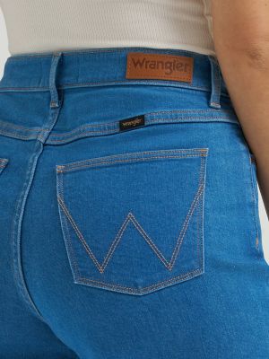 Women's Cropped Wide Leg Jean in Vintage Mid Wash
