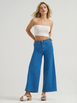 Women's Cropped Wide Leg Jean