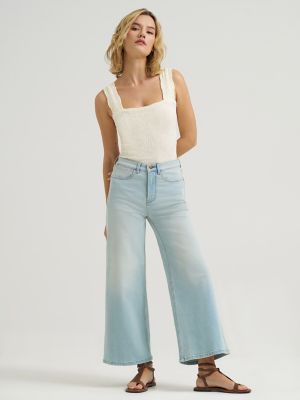 Women's Cropped Wide Leg Jean