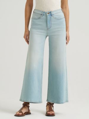 Women's Cropped Wide Leg Jean