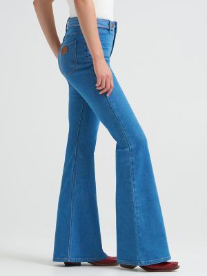 Women's Belted Flare Jean