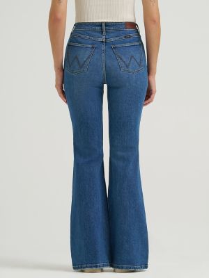 Women's Wrangler&reg; Fierce Flare Jean in Celestial Sea