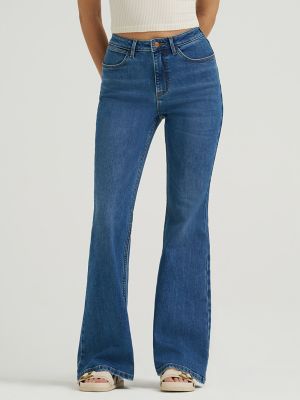 Women's Wrangler&reg; Fierce Flare Jean in Celestial Sea