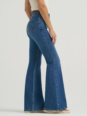 Women's Wrangler&reg; Fierce Flare Jean in Celestial Sea