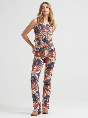 Women's High Rise Print Bootcut Jean from Wrangler - $54.95