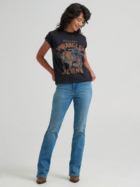 Женские джинсы Wrangler Women's High Rise Bootcut Jean