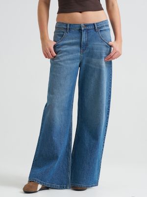 Women's Low Rise Ultra Barrel Jean in Stormy Dust alternative view 2