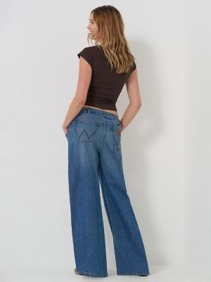 Women's Low Rise Ultra Barrel Jean in Stormy Dust alternative view 4