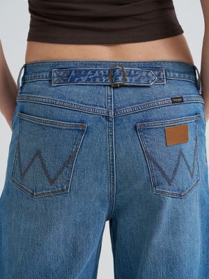 Women's Low Rise Ultra Barrel Jean in Stormy Dust alternative view 6