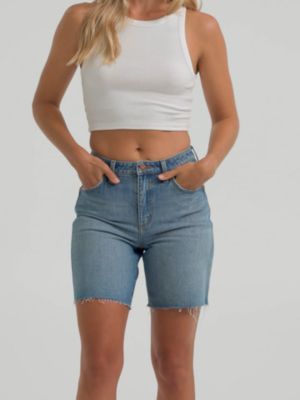 Womens Longline Cowboy Short:Sugar:29 alternative view