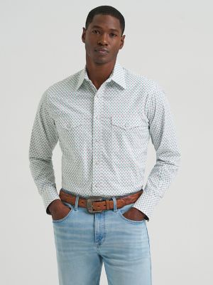 Men's 20X® Competition Advanced Comfort Long Sleeve Two Pocket Western Snap Shirt from Wrangler - $64.99