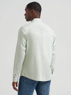 Men's Wrangler Retro&reg; Premium Western Snap Solid Shirt