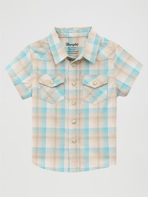 Little Boy Short Sleeve Western Snap Shirt