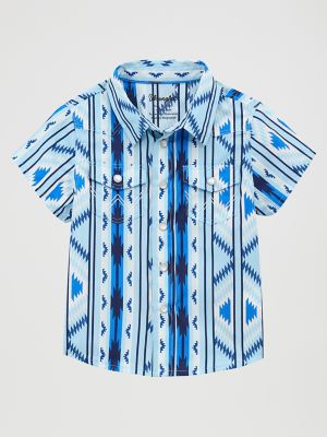 Little Boy's Checotah Snap Front Western Shirt from Wrangler - $22.99