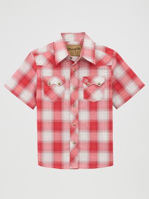 Boy's Wrangler Retro® Short Sleeve Western Snap Shirt from Wrangler - $34.99