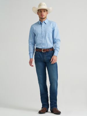 Men's Cody Johnson One Pocket Button Down Shirt in Horseshoe alternative view