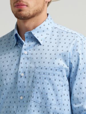 Men's Cody Johnson One Pocket Button Down Shirt in Horseshoe alternative view 3