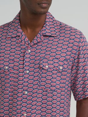 Wrangler&reg; Coconut Cowboy Camp Shirt in Bunting