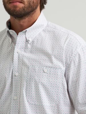 Wrangler&reg; George Strait&trade; Short Sleeve One Pocket Button Down Shirt in Kaleidoscope