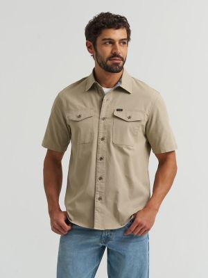 Men's Micro Ripstop Shirt in Coriander alternative view