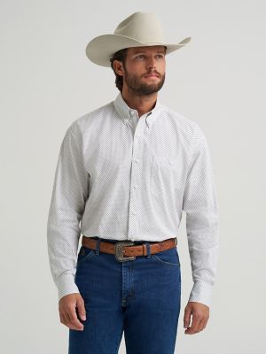 Wrangler® George Strait™ Long Sleeve Button Down One Pocket Shirt from Wrangler - $64.99