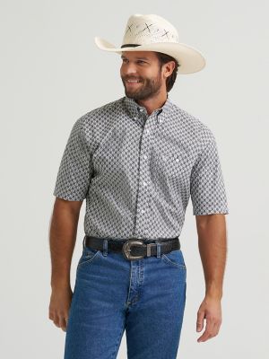 Wrangler® George Strait™ Short Sleeve One Pocket Button Down Shirt from Wrangler - $64.99
