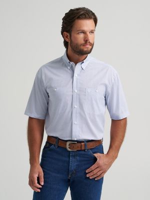Wrangler® George Strait™ Short Sleeve Two Pocket Button Down Shirt from Wrangler - $62.99