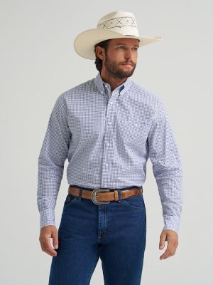 Wrangler® George Strait™ Long Sleeve Button Down One Pocket Shirt from Wrangler - $64.99