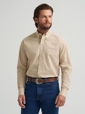 Wrangler® George Strait™ Long Sleeve Button Down One Pocket Shirt from Wrangler - $64.99