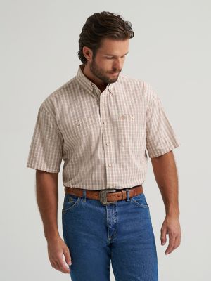 Wrangler® George Strait™ Short Sleeve Two Pocket Button Down Shirt from Wrangler - $62.99