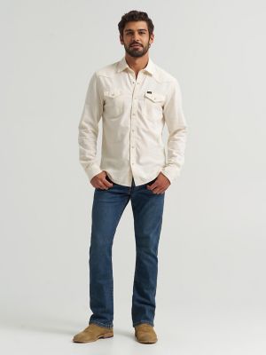 Men's Denim Western Snap Front Shirt