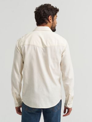 Men's Denim Western Snap Front Shirt