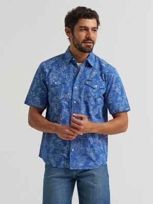 Men's Print Camp Shirt