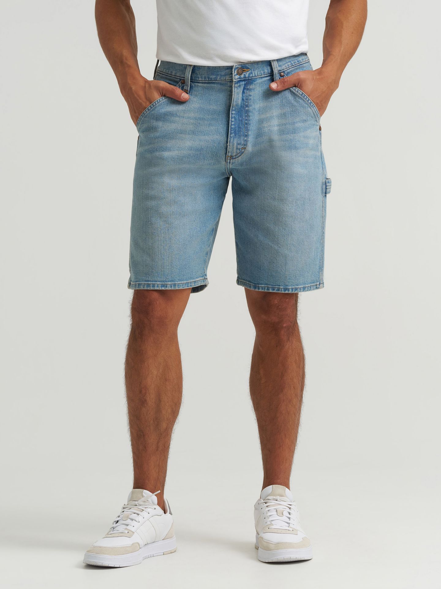 Мужские шорты Wrangler Carpenter Short, цвет: Синий — фото 4