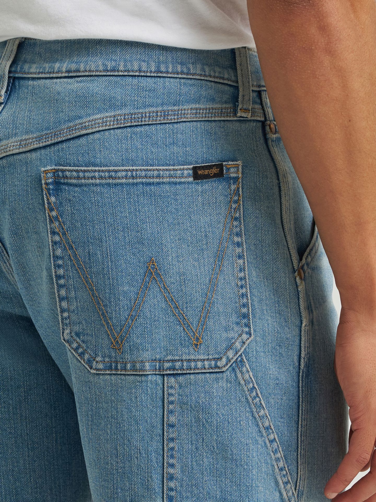 Мужские шорты Wrangler Carpenter Short, цвет: Синий — фото 8