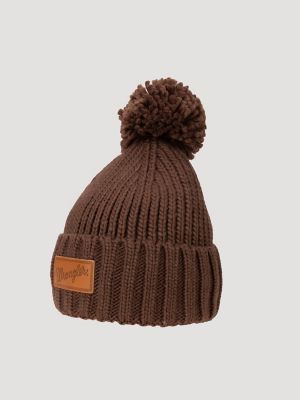 Women&rsquo;s Ribbed Pom Pom Beanie