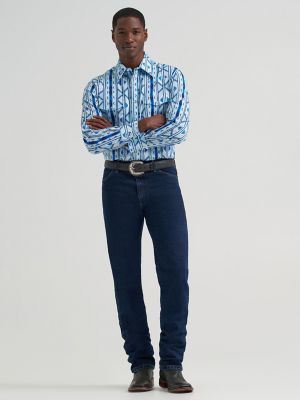 Men's Checotah&reg; Long Sleeve Western Snap Printed Shirt in Icy alternative view