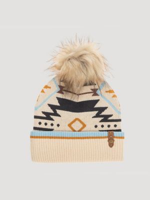 Women’s Southwestern Pom Pom Beanie