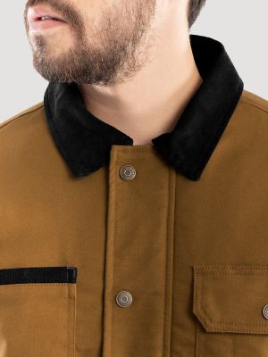 Men's Corduroy Collar Workwear Barn Coat